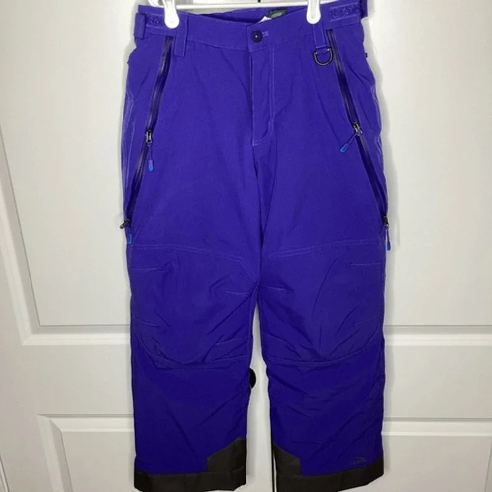 Kids L.L. Bean TEK Snow Ski Pants with Grow Cuffs